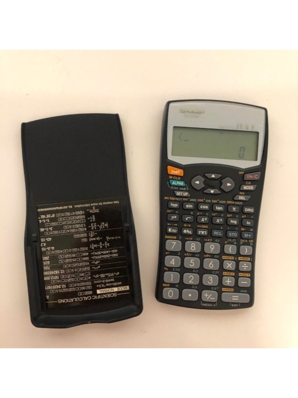 Sharp EL-531W Advanced D.A.L Scientific Calculator With Protective Case School